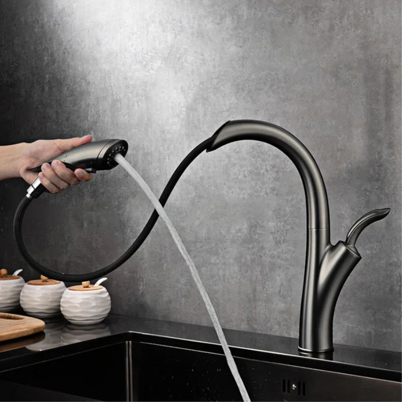 Torneira Gourmet para Cozinha Monocomando com 2 Modos de Água Extensível