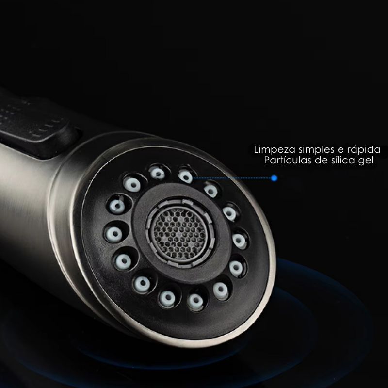 Torneira Gourmet para Cozinha Monocomando com 2 Modos de Água Extensível