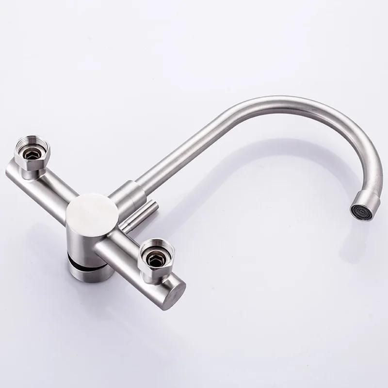 Torneira de Parede Rotativa para Cozinha