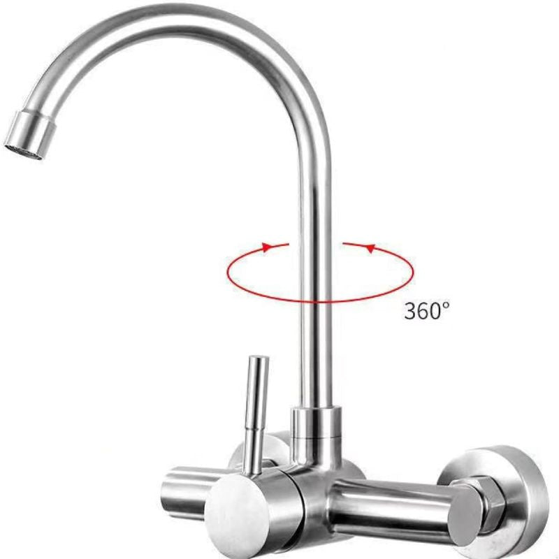 Torneira de Parede Rotativa para Cozinha