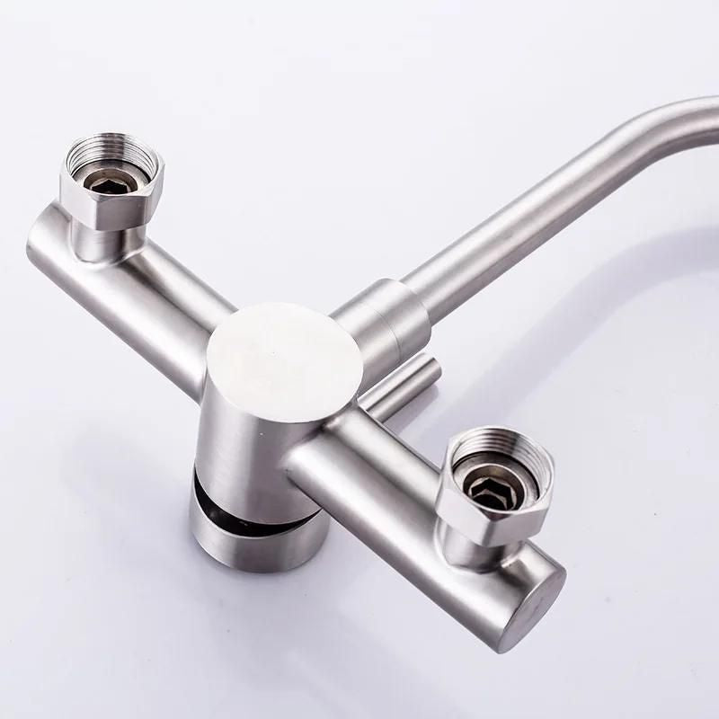 Torneira de Parede Rotativa para Cozinha