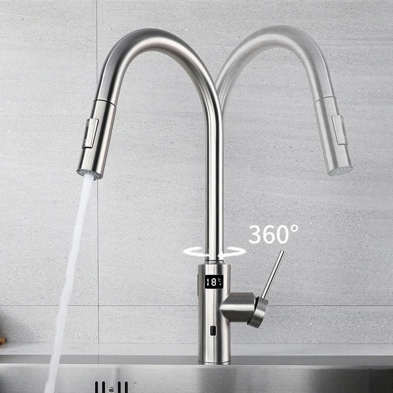 Torneira para Cozinha Digital com Sensor de Toque