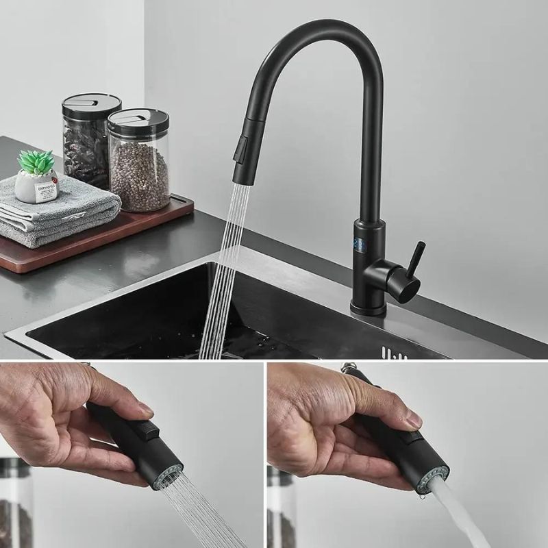 Torneira para Cozinha Digital com Sensor de Toque