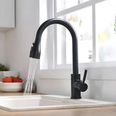 Torneira para Cozinha Escovada Monocomando 360° Sync