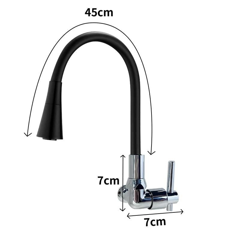 Torneira para Cozinha Gourmet Flexível 2 Jatos Linea