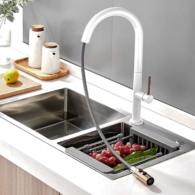 Torneira para Cozinha Monocomando com Bico Retrátil