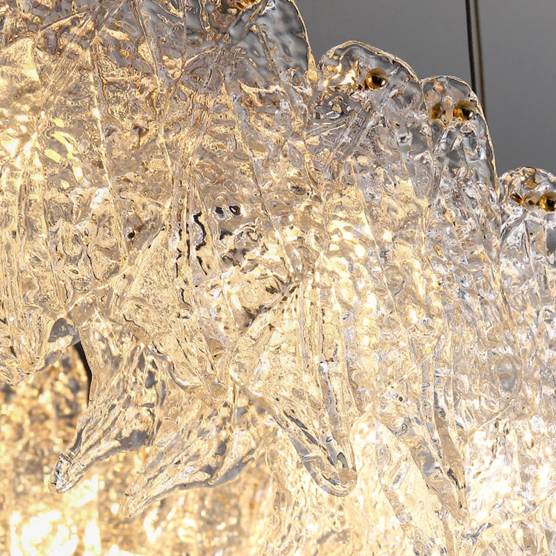 Glass Crystal Chandelier Lamp for Living Room Decoração, Simples Pendant Lights, Designer de jantar, Quarto, Pós-moderno, Luxo