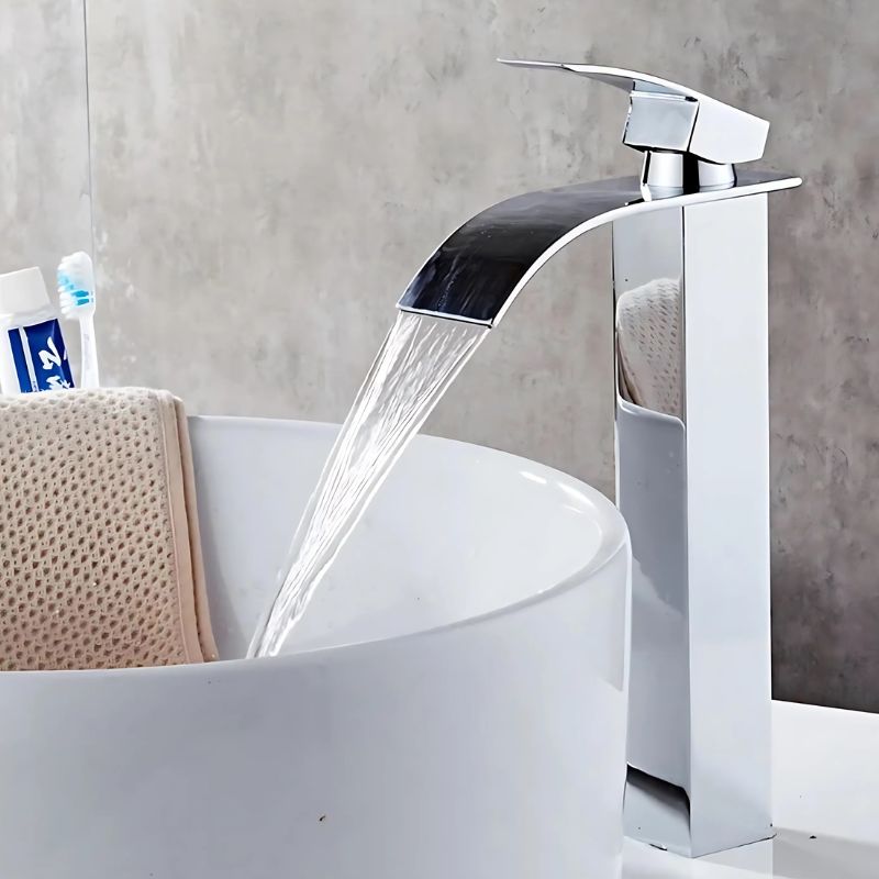 Torneira Alta para Banheiro Monocomando com Cascata