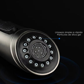 Torneira Gourmet para Cozinha Monocomando com 2 Modos de Água Extensível
