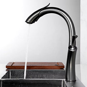 Torneira Gourmet para Cozinha Monocomando com 2 Modos de Água Extensível