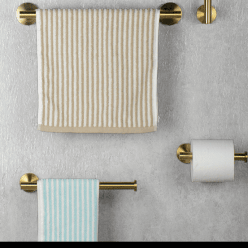 Kit de Acessórios Gold Escovado Fit